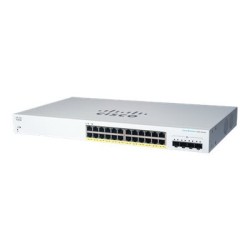 Cisco Business 220 Series CBS220-24P-4X - Prepínac - inteligentní - 24 x 10/100/1000 (PoE+) + 4 x 10 Gigabit SFP+ (uplink)