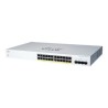 Cisco Business 220 Series CBS220-24P-4X - Prepínac - inteligentní - 24 x 10/100/1000 (PoE+) + 4 x 10 Gigabit SFP+ (uplink)