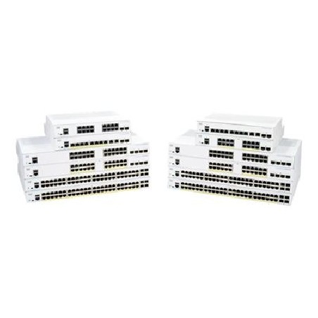 Cisco Business 250 Series CBS250-24FP-4X - Prepínac - L3 - inteligentní - 24 x 10/100/1000 (PoE+) + 4 x 10 Gigabit SFP+ - Lze