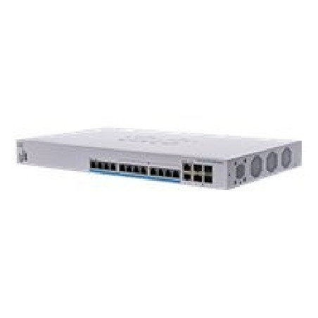 Cisco Business 350 Series CBS350-12NP-4X - Prepínac - L3 - rízený - 12 x 100/1000/2.5G/5GBase-T (PoE+) + 2 x c… CBS35012NP4XEURF
