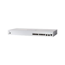 Cisco Business 350 Series CBS350-8XT - Prepínac - L3 - rízený - 8 x 10GBase-T + 2 x combo 10 Gigabit SFP+ - Lze montovat do