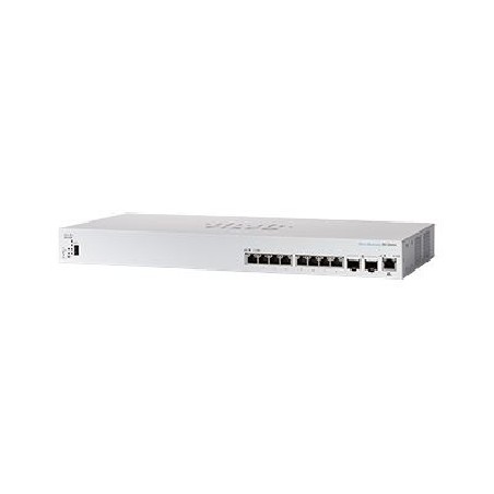 Cisco Business 350 Series CBS350-8XT - Prepínac - L3 - rízený - 8 x 10GBase-T + 2 x combo 10 Gigabit SFP+ - Lze montovat do