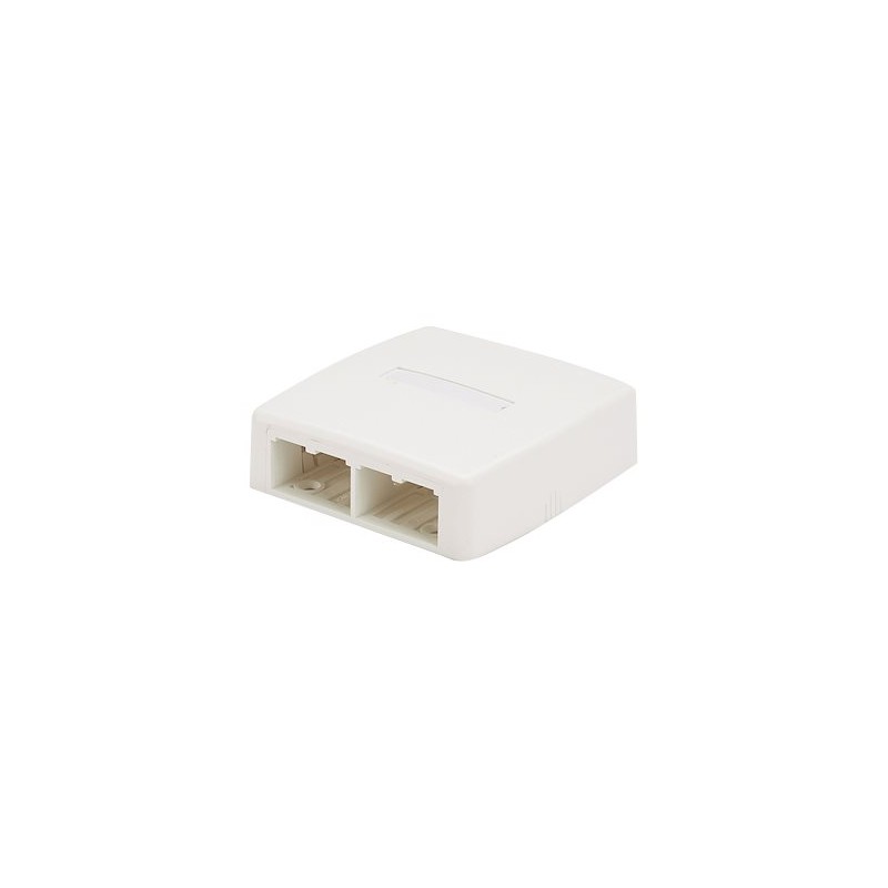Panduit MINI-COM - Krabice k upevnění na povrch - bílá - 4 porty