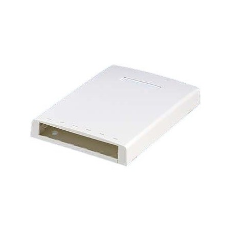 Panduit MINI-COM Multi-Media/Fiber Surface Mount Box - Krabice k upevnění na povrch - arktická bílá - 6 portů