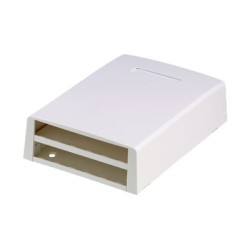 Panduit MINI-COM - Krabice k upevnení na povrch - cerná - 12 portu