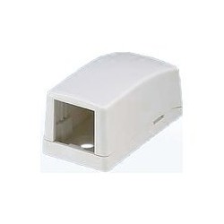 Panduit MINI-COM Surface Mount Box - Krabice k upevnění na povrch - černá - 1 port