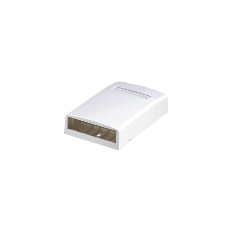Panduit MINI-COM - Krabice k upevnění na povrch - arktická bílá - 4 porty