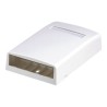 Panduit MINI-COM - Krabice k upevnění na povrch - arktická bílá - 4 porty