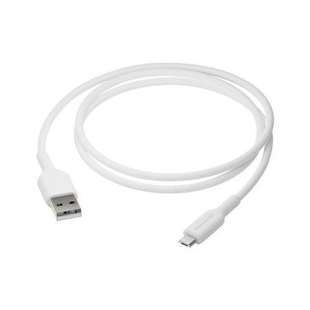 dbramante1928 re-charge - Kabel USB - USB (M) do Micro-USB typu B (M) - AC 100-240 V - 1 m - USB Power Delivery (12W) - bílá