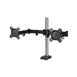 ARCTIC stolní držák Z2 (Gen3) pro 2x LCD do 34", nosnost 2x15kg, 4x USB HUB, černý (black)