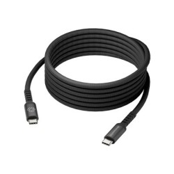 dbramante1928 IT - USB kabel - USB-C (M) do USB-C (M) - 3 m - USB napájení (100W), pletený kabel - černá