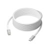 dbramante1928 IT - USB kabel - USB-C (M) do USB-C (M) - 3 m - USB napájení (100W), pletený kabel - bílá