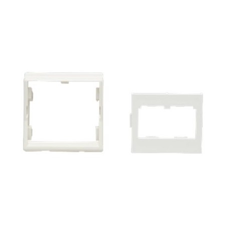 Panduit MINI-COM - Kryt zásuvky - arktická bílá - 2 porty CFPFF2AW