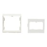 Panduit MINI-COM - Kryt zásuvky - arktická bílá - 2 porty CFPFF2AW