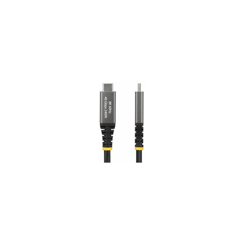 StarTech.com - USB kabel - USB-C (M) do USB-C (M) - USB4 / Thunderbolt / DisplayPort 2.1 - 2 m - aktivní, podpora 8K60Hz
