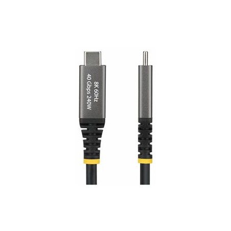 StarTech.com - USB kabel - USB-C (M) do USB-C (M) - USB4 / Thunderbolt / DisplayPort 2.1 - 2 m - aktivní, podpora 8K60Hz