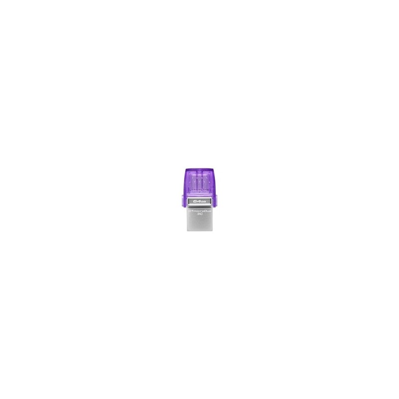 Kingston Flash Disk 64GB DataTraveler microDuo 3C 200MB/s dual USB-A + USB-C