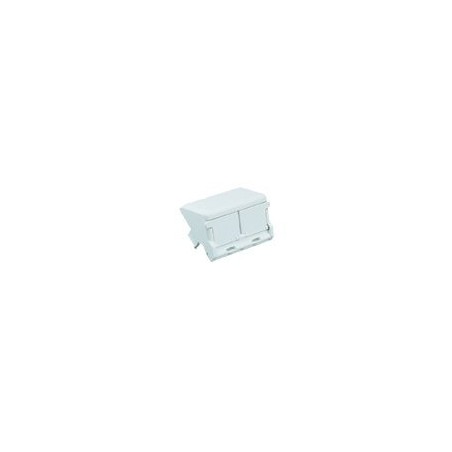 Panduit MINI-COM - Kryt zásuvky - arktická bílá - 2 porty CFPFS2SAW