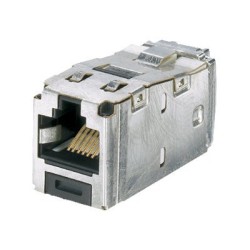 Panduit MINI-COM TX6 Plus - Modul - CAT 6 - STP - černá - 1 port