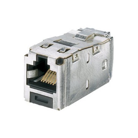 Panduit MINI-COM TX6 Plus - Modul - CAT 6 - STP - černá - 1 port
