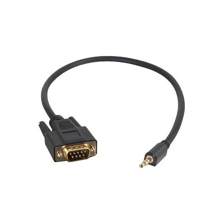 C2G Velocity DB9 Male to 3.5mm Male Adapter Cable - Sériový kabel - DB-9 (M) do mini-phone stereo 3.5 mm (M) - 46 cm