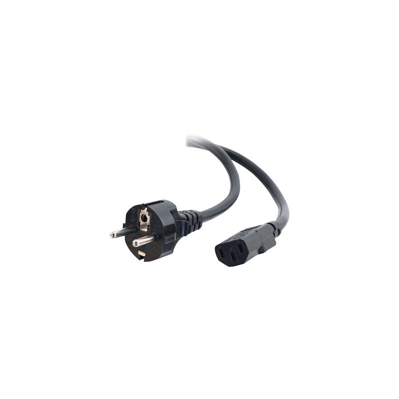 C2G 2.5m 14 AWG European Power Cord (CEE7/7 to IEC320C13) - Elektrický kabel - power CEE 7/7 (M) do power IEC 60320 C13 - 2.5 m