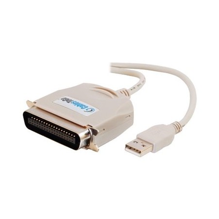 C2G 6ft USB to C36 Parallel Printer Adapter Cable - Paralelní adaptér - USB - IEEE 1284 - béžová