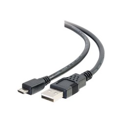 C2G 15ft USB 2.0 A to Micro-USB B Cable - USB Cable - Phone Charging Cable - Kabel USB - USB (M) do Micro-USB Type B (M) - USB