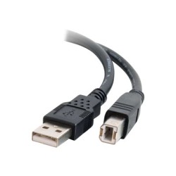 C2G 16.4ft USB A to USB B Cable - USB A to B Cable - USB 2.0 - Black - M/M - Kabel USB - USB (M) do USB typ B (M) - USB 2.0 - 5