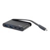 C2G USB C Hub - USB A x 2, USB C and Power Delivery - Rozbočovač - 2 x SuperSpeed USB 3.0 + 2 x USB-C - desktop