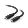 C2G 3ft Thunderbolt 3 Cable - USB C Thunderbolt 3 Cable - 100W Power Delivery - 20Gbps - Black - M/M - Kabel Thunderbolt