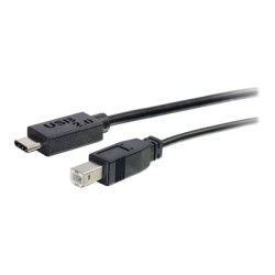 C2G 3ft USB C to USB B Cable - USB C 2.0 to USB B - M/M - USB kabel - USB typ B (M) do 24 pin USB-C (M) - USB 2.0 - 91.4 cm