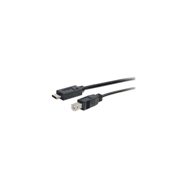 C2G 3ft USB C to USB B Cable - USB C 2.0 to USB B - M/M - USB kabel - USB typ B (M) do 24 pin USB-C (M) - USB 2.0 - 91.4 cm