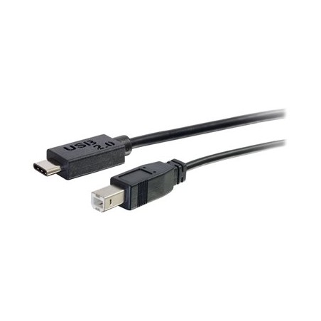 C2G 3ft USB C to USB B Cable - USB C 2.0 to USB B - M/M - USB kabel - USB typ B (M) do 24 pin USB-C (M) - USB 2.0 - 91.4 cm