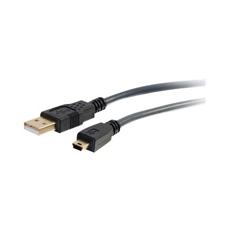 C2G Ultima - Kabel USB - USB (M) do mini-USB typ B (M) - USB 2.0 - 3 m - lisovaný - uhlově šedá