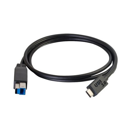 C2G 10ft USB C to USB B Cable - USB 3.2 - 5Gbps - M/M - USB kabel - USB Type B (M) do USB-C (M) - USB 3.0 - 3.05 m - černá