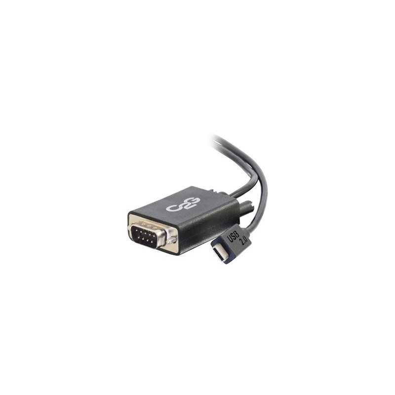 C2G USB C to DB9 Serial Adapter Cable - USB C 2.0 - M/M - USB / sériový kabel - DB-9 (M) do USB-C (M) - reverzibilní konektor C