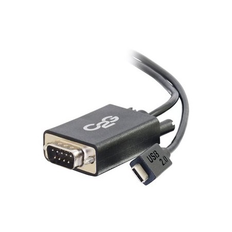 C2G USB C to DB9 Serial Adapter Cable - USB C 2.0 - M/M - USB / sériový kabel - DB-9 (M) do USB-C (M) - reverzibilní konektor C