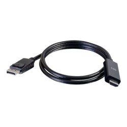 C2G 3ft DisplayPort to HDMI Cable - DP to HDMI Adapter Cable - DisplayPort 1.2 HDMI 2.0 - 4K 60Hz - M/M - Kabel adaptéru