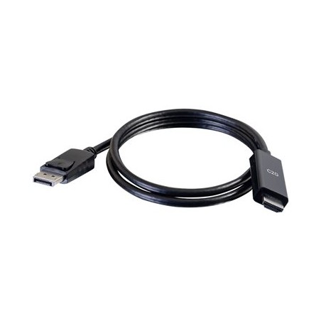 C2G 3ft DisplayPort to HDMI Cable - DP to HDMI Adapter Cable - DisplayPort 1.2 HDMI 2.0 - 4K 60Hz - M/M - Kabel adaptéru