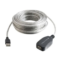 C2G 39.4ft USB Extension Cable - Active USB A to USB A Extension Cable - USB 2.0 - M/F - Kabel USB - USB (M) do USB (F) - USB