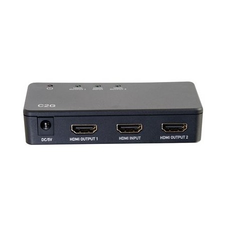 C2G 2-Port 4K HDMI Splitter - Rozdělovač video / audio - 2 x HDMI - desktop