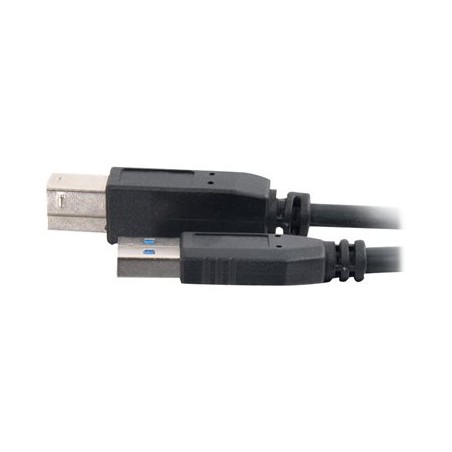 C2G 10ft USB 3.0 A to B SuperSpeed Cable - M/M - Kabel USB - USB typ A (M) do USB Type B (M) - USB 3.0 - 3 m - černá