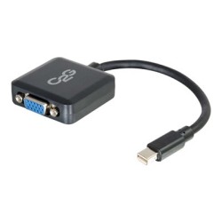 C2G 8in Mini DisplayPort to VGA Active Adapter - Mini DP to VGA Adapter - 1080p - M/F - Kabel DisplayPort - Mini DisplayPort