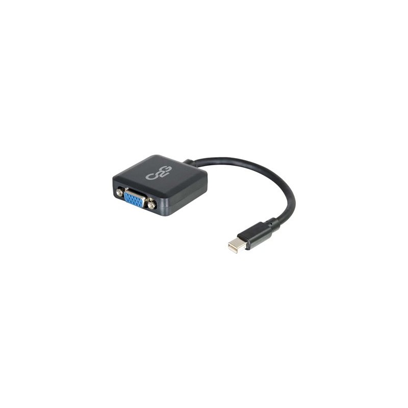 C2G 8in Mini DisplayPort to VGA Active Adapter - Mini DP to VGA Adapter - 1080p - M/F - Kabel DisplayPort - Mini DisplayPort