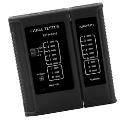 W-Star Tester UTP WS468BK, RJ45, RJ11, STP, Cat5e, Cat7, celočerný