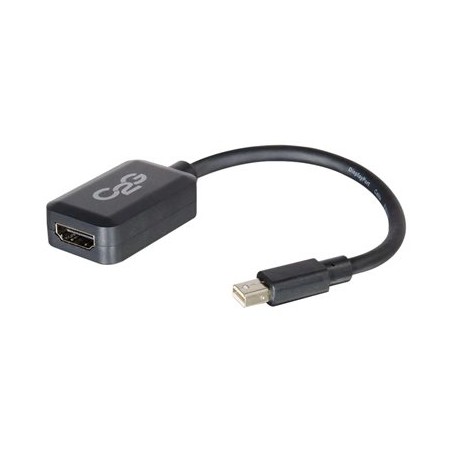 C2G Mini DisplayPort to HDMI Adapter - Mini DP to HDMI Adapter - DisplayPort 1.2 - Black - M/F - Video adaptér - Mini