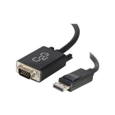 C2G 3ft DisplayPort to VGA Adapter Cable - M/M - Kabel DisplayPort - DisplayPort (M) do HD-15 (VGA) (M) - 91 cm - cerná