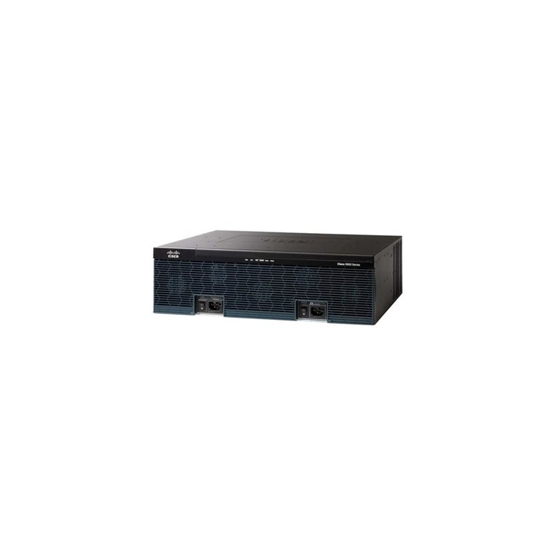 Cisco 3925E Security Bundle - Směrovač 1GbE - porty WAN: 4 - Lze montovat do rozvaděče - repasovaný