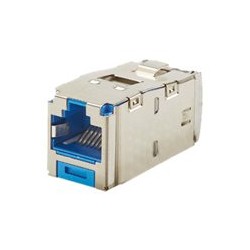 Panduit MINI-COM TX6 Plus Shielded Jack Module - Modul - CAT 6 - STP - RJ-45 - modrá